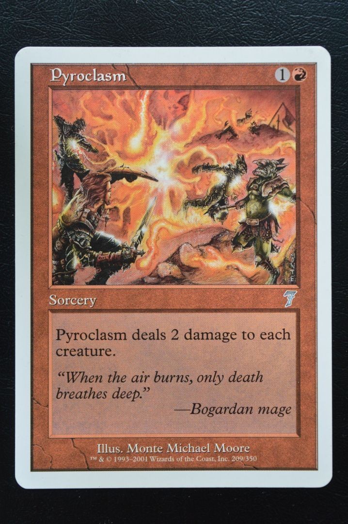 Magic MTG Pyroclasm EN LP 7th Edition