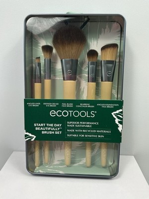 EcoTools 5-Piece Brush Set, Vegan, Sensitive Skin, Bamboo, Recycled