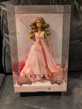 Mattel Barbie Crystal Fantasy Collection Bambola Quarzo Rosa Nuova