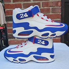 Nike Air Griffey Max 1 USA White Blue Red Mid Top Lace-Up DX3723-100 Sneaker