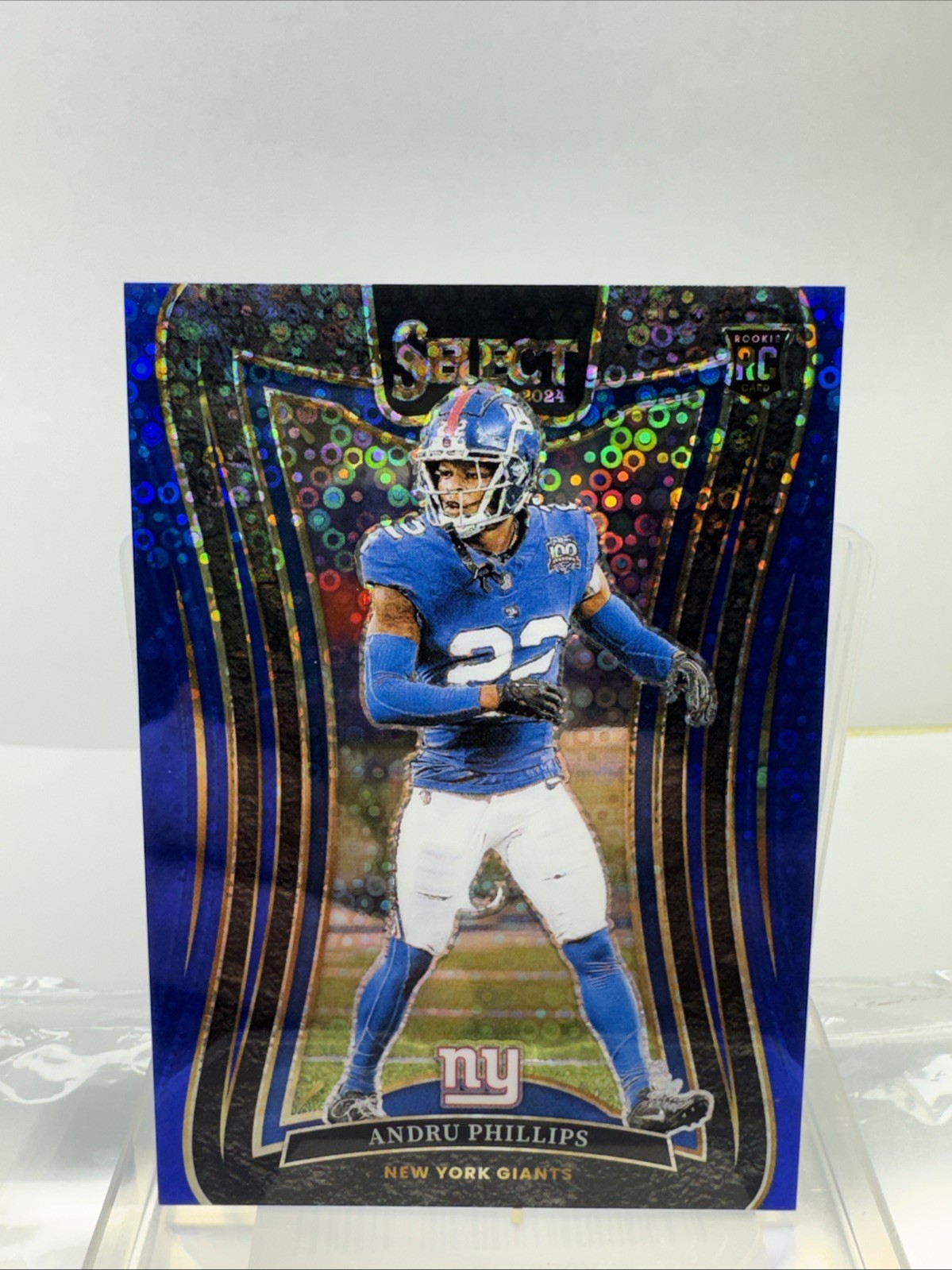 Andru Phillips Panini Select #340 Blue Disco