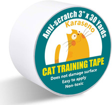 anti Cat Scratch Tape, 3 Inches X 30 Yards Pet Training Tape, 100 Transparent C
