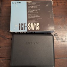 SONY ICF-SW1S FM Stereo Radio/LW/MW/SW PLL Synthesized Receiver Works Read 