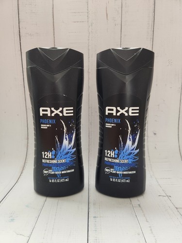 (Pack of 2)Axe Phoenix Crushed Mint & Rosemary Refreshing Scent Body Wash, 16 oz