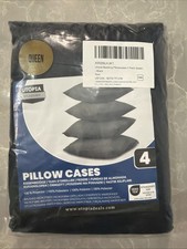 4 Pack Microfiber Pillowcases Ultra Soft Pill...