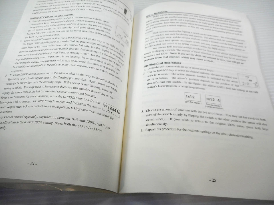 VINTAGE  FUTABA 6X AIRCRAFT/HELICOPTERS INSTRUCTION MANUAL - Image 3 of 4