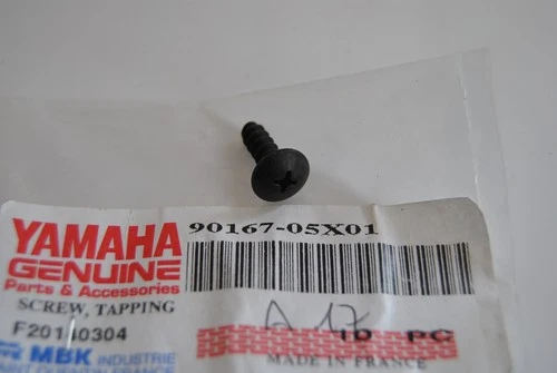 Vite autofilettante Tapping screw Yamaha Xcity 250 2013 MBK Booster 50 2013 - Imagen 2 de 2