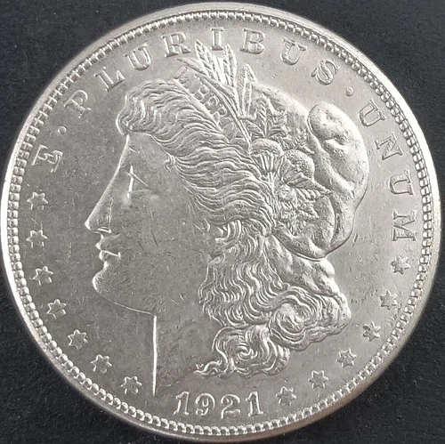 1921-S Morgan Silver Dollar Higher Grade - Au/Bunc
