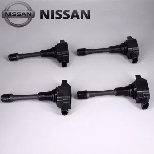 4X Bobina de encendido OEM y 4X Bujía de iridio para Nissan Altima Sentra UF549 Foto 2 de 4