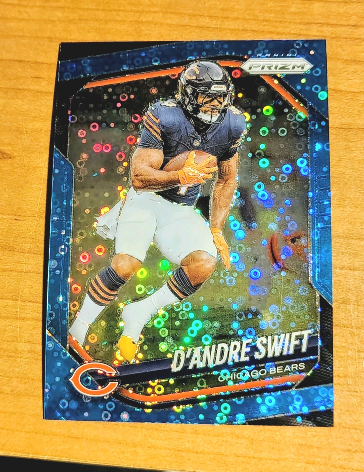 2025 Panini Prizm - D'Andre Swift #236 No Huddle Blue Prizm /125