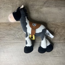 Disney Parks Black Race Horse Toy Story Woody Plush Stuffed 6 Bullseye 8"