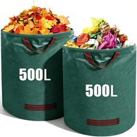 Gartensack Laubsack Gartenabfallsack Stabil 2 StüCk 500L Selbststehend
