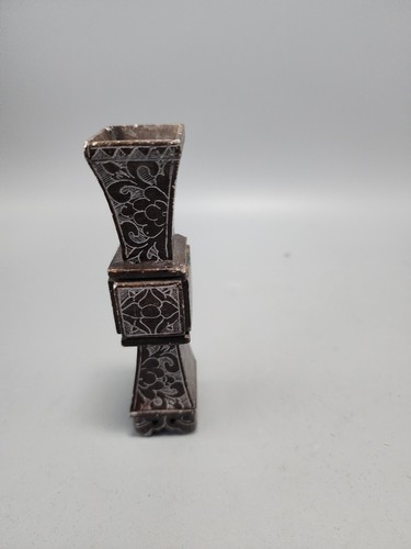 Par de jarrones chinos tallados en piedra de jabón en forma de gong - Imagen 7 de 13