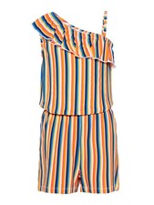 Name It Girls Striped Jumpsuit