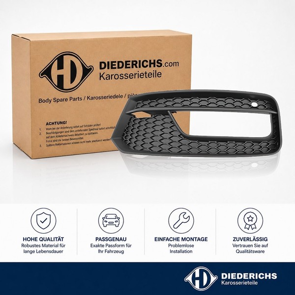 LÜFtungsgitter StossfÄNger Links Diederichs 1080147 FÜR Audi-image