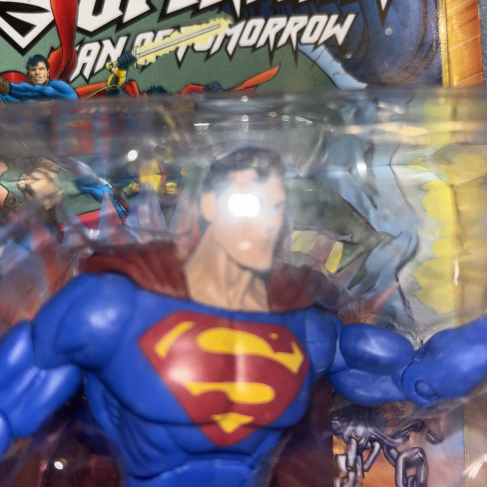 Figura de acción posable Mattel DC SuperHeroes Bizarro 2006 6" con cómic nueva Foto 3 de 4