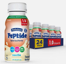 Pediasure peptide vanilla shake 1.0 24 bottles Supplement formula