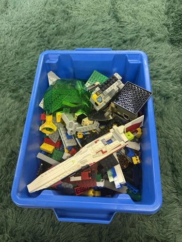 Vintage Lego Aquazone & Star Wars Obi Wan Ship - Unsure If Complete / Huge Lot