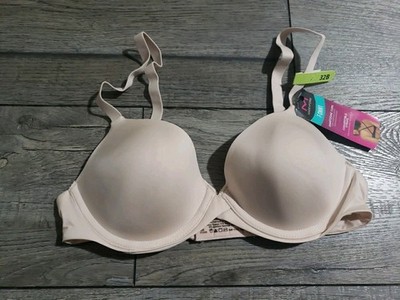 Maidenform Underwire, One Fab Fit Demi T-Shirt, Convertible Bras for Women 32B