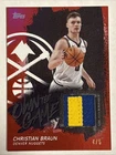 2025 Topps Basketball Red Rainbow Christian Braun #OTGA-CB