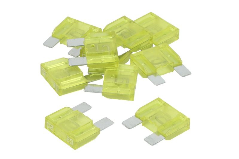 Fits DRESSELHAUS 4640/000/55 20 Fuse 20A 10 pcs Fuse, current rate: 20 A, colou