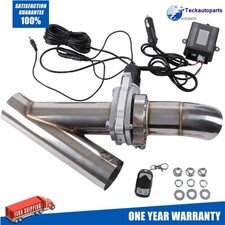 Electric Exhaust Valve System Dump Muffler 2.5" Inch 63mm With Wireless Remote