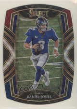 2020 Panini Select Club Level Tri-Color Prizm Die-Cut Daniel Jones #209 0c2