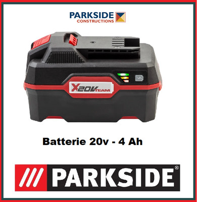 Scheppach Lot de 2 batteries lithium-ion 4 Ah 20 V | Série IXES 20 V