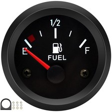 2 Universal Fuel Gauge Kit E-12-f Pointer Fuel Level Gauge Meter Kit With Led