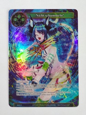 Nicht schummeln! WL015 Force of Will Karte Promo Full Art deutsch 