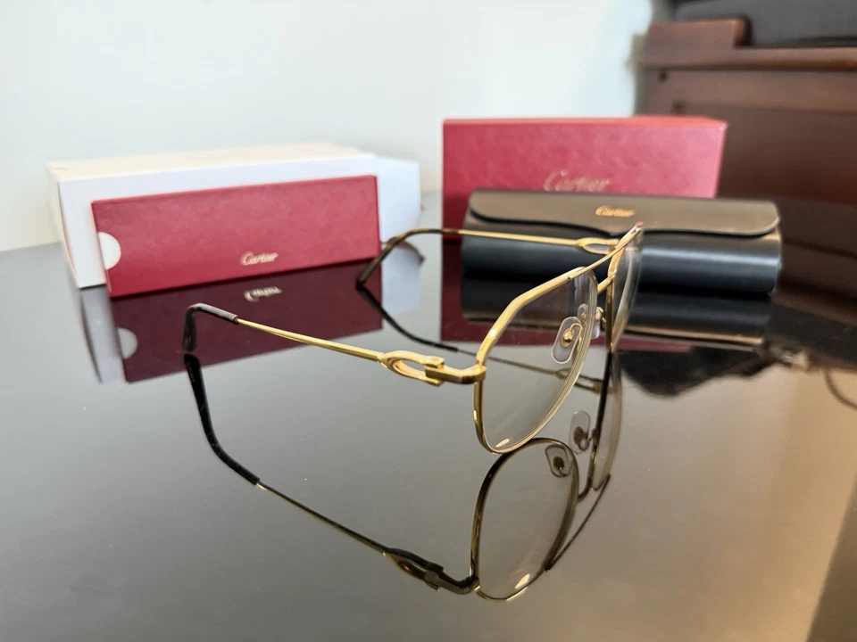 Cartier CT0346S Prescripción -0.25 Antideslumbramiento y Auto Tinte Foto 3 de 4