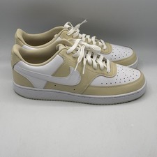 Nike Court Vision Low Mens Sneakers 10.5 Light Khaki White HM9862-200