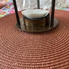 Vintage Large bronze Hourglass Sand Time Round Base 12" — photo 9