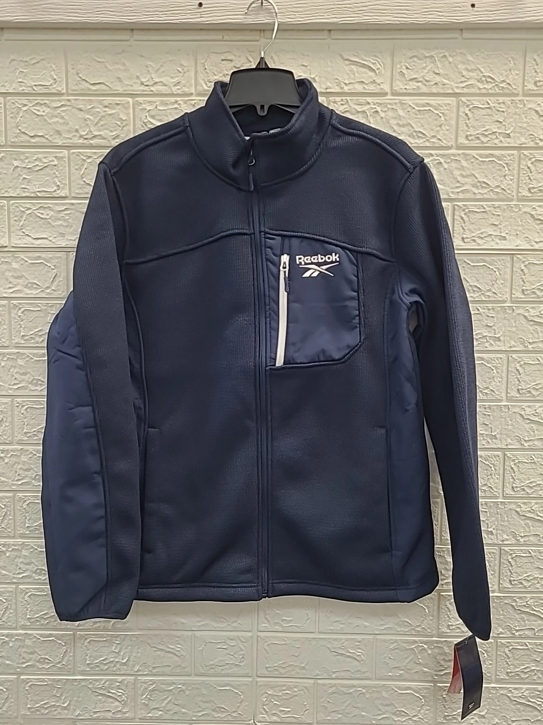NewReebok Craft Sportswear Full Zip Fleece Thermal Midlayer Jacket Navy Sz Large
Opens in a new wind