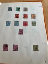 &Auml;ltere Indien und Staaten, 1-17
