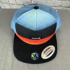 New Hurley Surfing BOYS YOUTH Mixtape Trucker Hat Adjustable Snapback YUPOONG