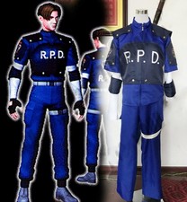NEW Leon Scott Kennedy R.P.D Uniform Cosplay costume set