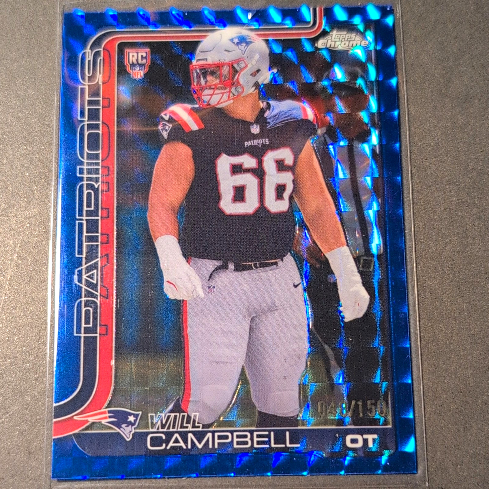 Will Campbell Topps Chrome #379 Geometric Refractor