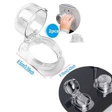 2/5 Pcs Stove Knob Covers Child Safety Plastic Kitchen Safety Guards Universal G