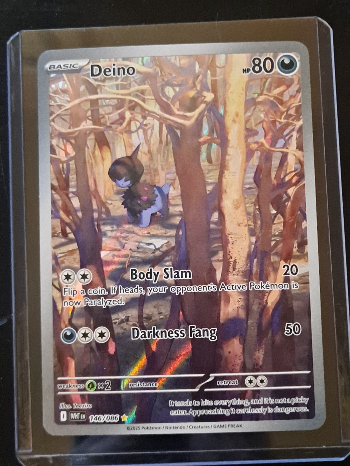 Deino - 146/086 - White Flare - Illustration Rare - NM