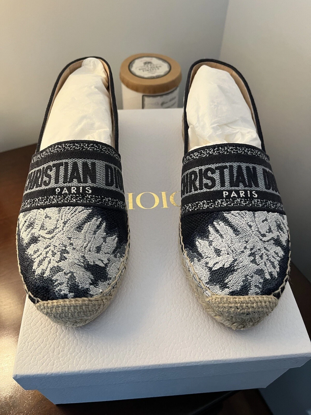 Espadrille Christian Dior Granville neuve avec étiquettes   bleu/denim taille 39,5