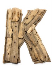 K Driftwood Letter 10" Home Decor - Rustic Accents lis31001k
