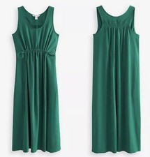 Athleta Women’s Size Medium Green Echo Midi Sleeveless Dress Casual NWOT M