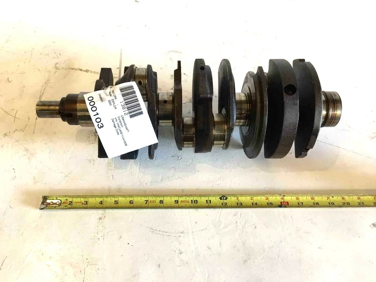 2000 FORD EXPLORER V6 Crankshaft Crank Shaft 4.0L 165K Miles