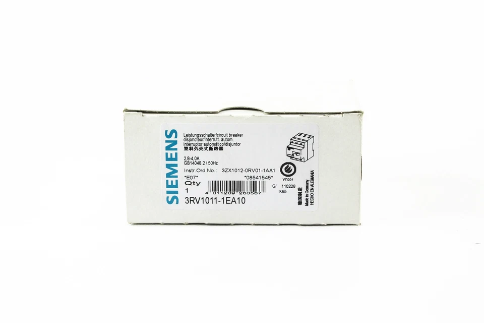 SIEMENS 3RV1011-1EA10 Leistungsschalter 690 V/AC