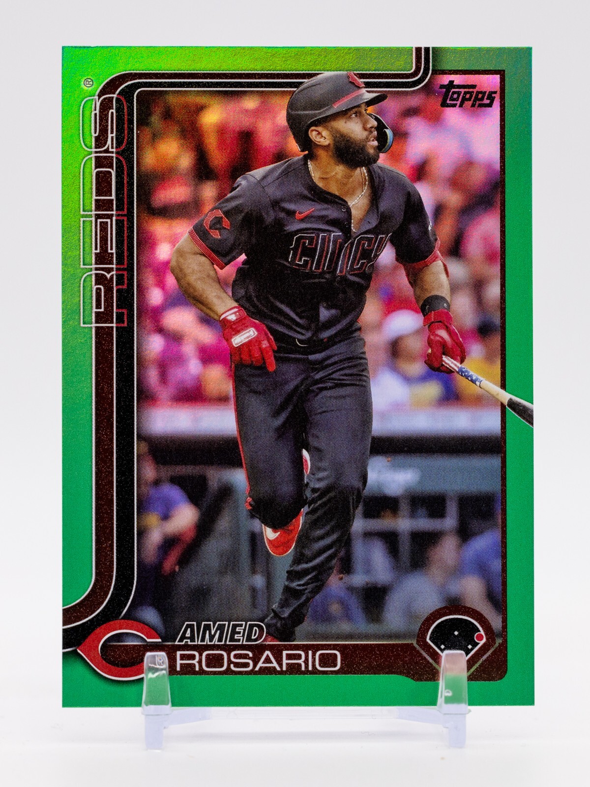 2025 Topps Series 1 Amed Rosario Green Parallel Card Limited to 99