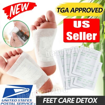 10/50/60Pcs Detox Foot Pads Body Detoxify Toxins Cleansing Health Care Patches