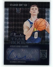 2022-23 Panini Donruss Elite Christian Braun Rookie Yearbook AUTO Nuggets RC