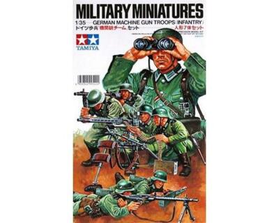 Tamiya German Machine Gun Troops Figure Set (7) [TAM35038]