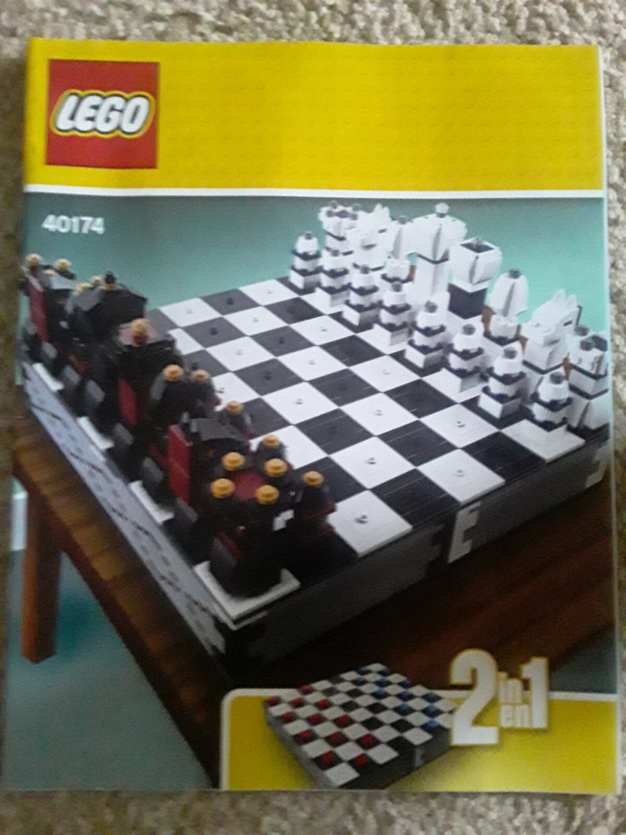 LEGO Iconic Chess/Checkers Set 40174 Incomplete Retired No